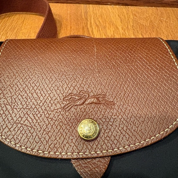 Longchamp Black and Brown Backpack - Picture 7 of 9